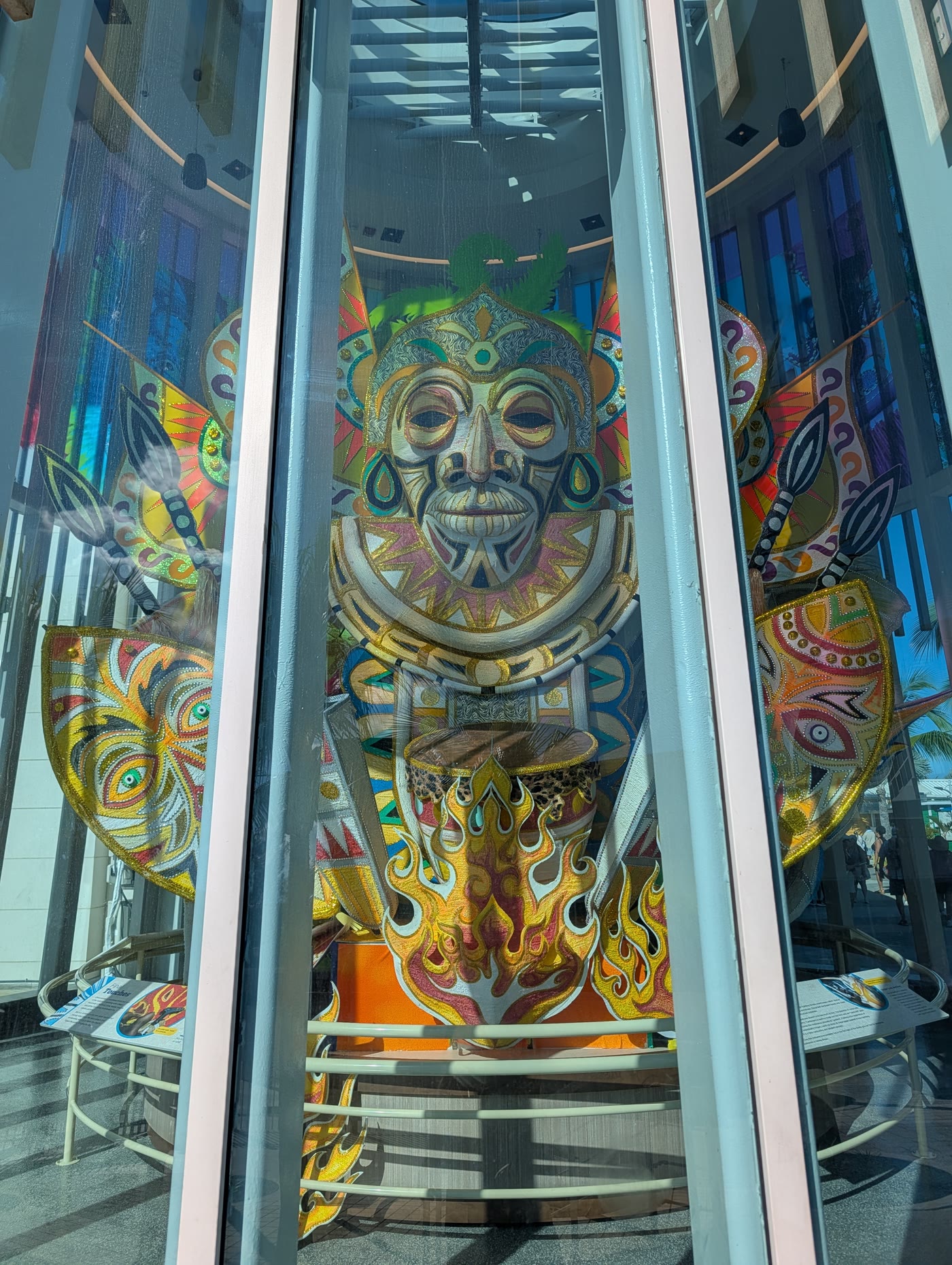 Onboard art on Harmony of the Seas
